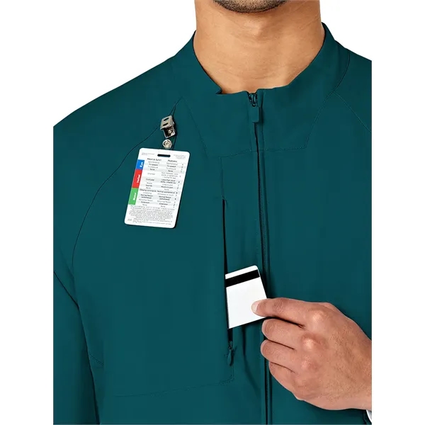 Wink - W123 - Men's Three-Pocket Zip-Front Warm-Up Jacket - Wink - W123 - Men's Three-Pocket Zip-Front Warm-Up Jacket - Image 5 of 20