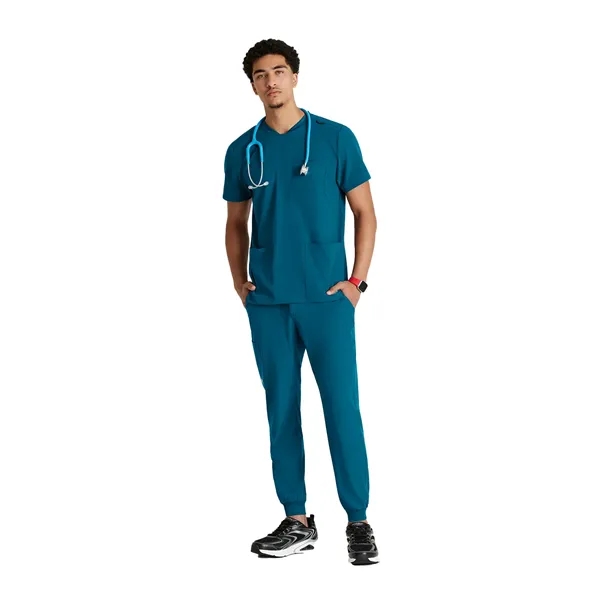 Skechers - Men's Three-Pocket Round Neck Thesis Scrub Top - Skechers - Men's Three-Pocket Round Neck Thesis Scrub Top - Image 2 of 26