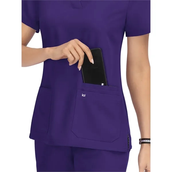 koi - Next Gen - Women's Three-Pocket Wide V-Neck Stretch... - koi - Next Gen - Women's Three-Pocket Wide V-Neck Stretch... - Image 34 of 65