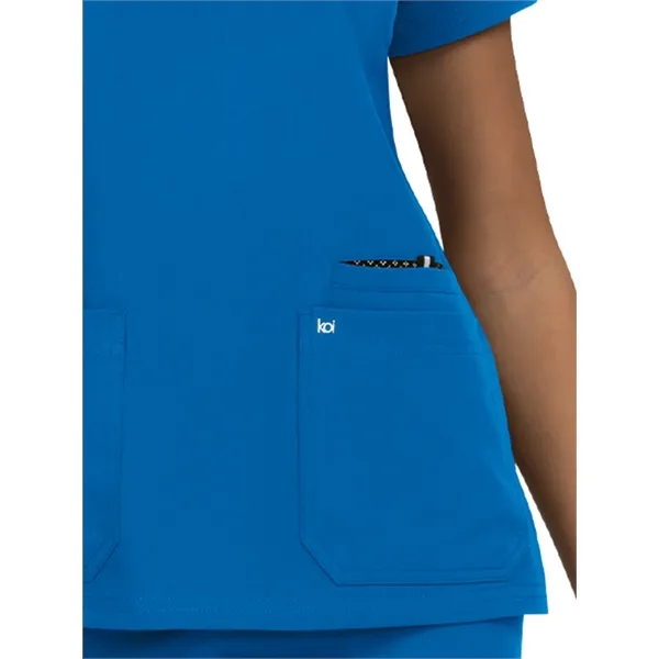 koi - Next Gen - Women's Three-Pocket Wide V-Neck Stretch... - koi - Next Gen - Women's Three-Pocket Wide V-Neck Stretch... - Image 60 of 65