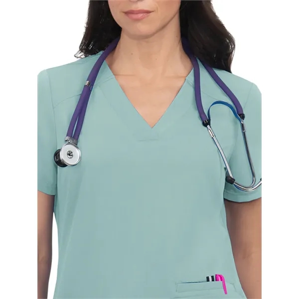 koi - Next Gen - Women's Three-Pocket Wide V-Neck Stretch... - koi - Next Gen - Women's Three-Pocket Wide V-Neck Stretch... - Image 62 of 65