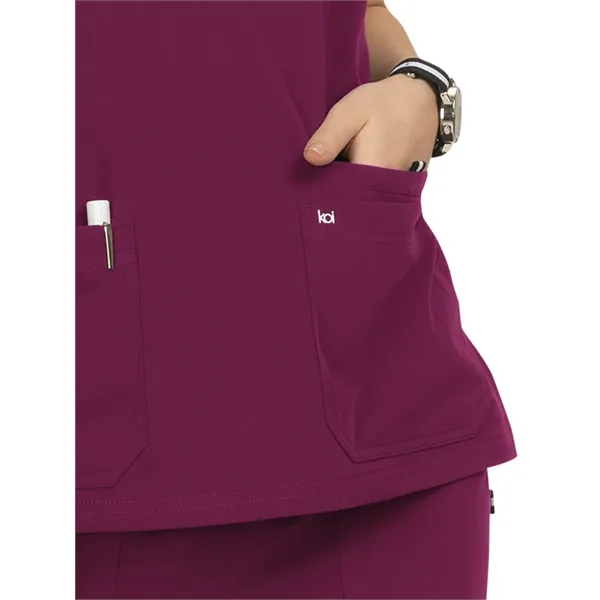 koi - Next Gen - Women's Three-Pocket Wide V-Neck Stretch... - koi - Next Gen - Women's Three-Pocket Wide V-Neck Stretch... - Image 65 of 65
