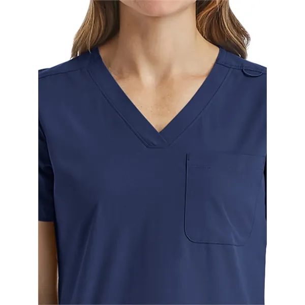 ScrubJoy Originals - Women's Fitted Six-Pocket V-Neck Top - ScrubJoy Originals - Women's Fitted Six-Pocket V-Neck Top - Image 6 of 9