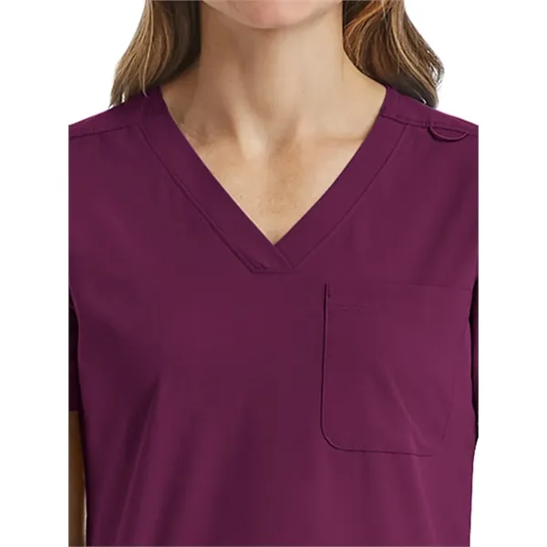 ScrubJoy Originals - Women's Fitted Six-Pocket V-Neck Top - ScrubJoy Originals - Women's Fitted Six-Pocket V-Neck Top - Image 9 of 9