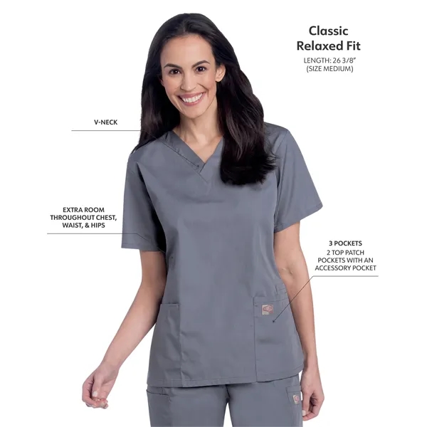Landau - ScrubZone - Women's Three-Pocket Clean Back V-Ne... - Landau - ScrubZone - Women's Three-Pocket Clean Back V-Ne... - Image 32 of 35