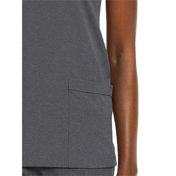 ScrubJoy Originals - Women's Fitted Two-Pocket V-Neck Top - ScrubJoy Originals - Women's Fitted Two-Pocket V-Neck Top - Image 21 of 35