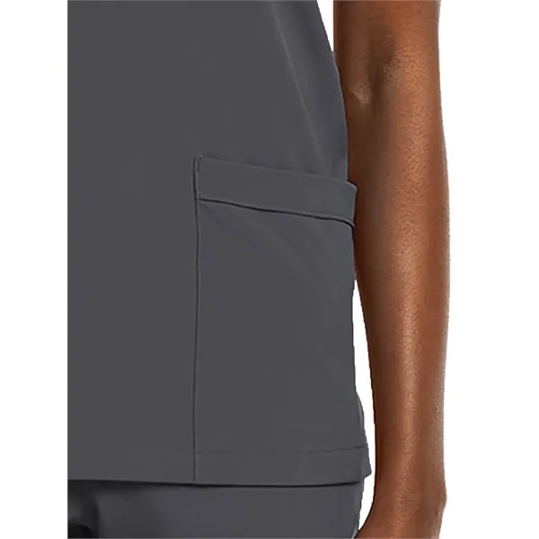ScrubJoy Originals - Women's Fitted Two-Pocket V-Neck Top - ScrubJoy Originals - Women's Fitted Two-Pocket V-Neck Top - Image 32 of 35