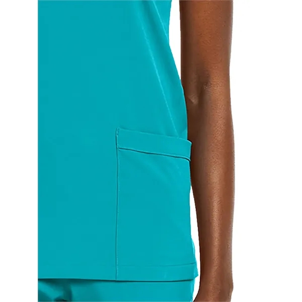 ScrubJoy Originals - Women's Fitted Two-Pocket V-Neck Top - ScrubJoy Originals - Women's Fitted Two-Pocket V-Neck Top - Image 34 of 35