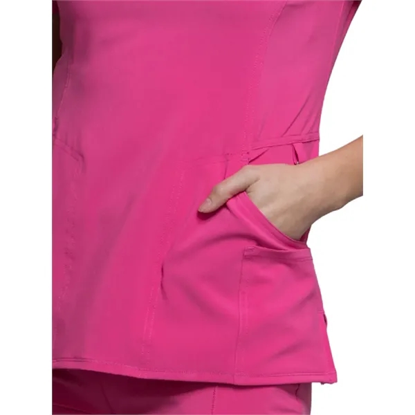 Infinity - Women's 4 Pocket Mock Wrap Top - Infinity - Women's 4 Pocket Mock Wrap Top - Image 9 of 56