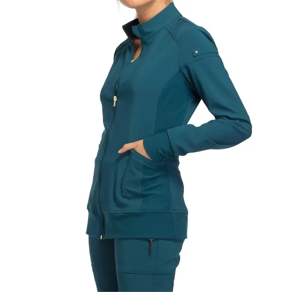 Cherokee - iFlex - 2 Pocket Zip Front Jacket - Cherokee - iFlex - 2 Pocket Zip Front Jacket - Image 5 of 26