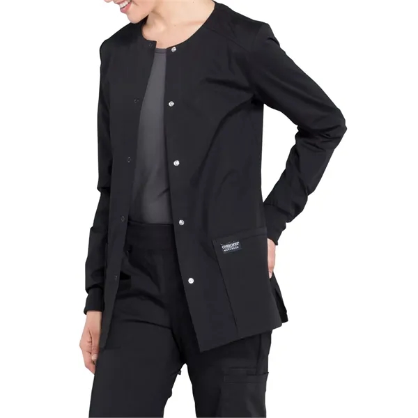 Cherokee - Workwear Professionals - Women's Snap Front Ja... - Cherokee - Workwear Professionals - Women's Snap Front Ja... - Image 2 of 38