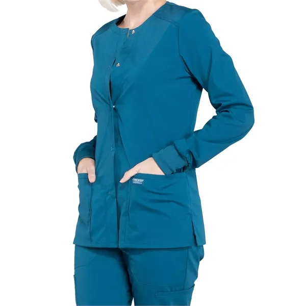 Cherokee - Workwear Professionals - Women's Snap Front Ja... - Cherokee - Workwear Professionals - Women's Snap Front Ja... - Image 5 of 38