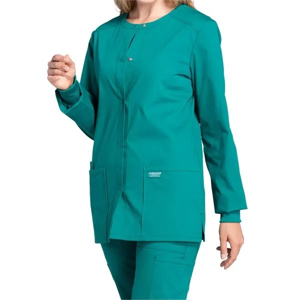 Cherokee - Workwear Professionals - Women's Snap Front Ja... - Cherokee - Workwear Professionals - Women's Snap Front Ja... - Image 21 of 38