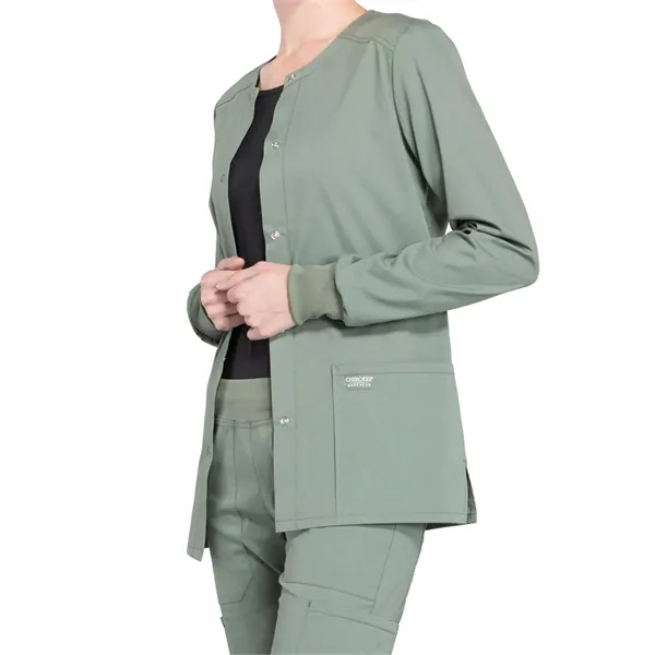 Cherokee - Workwear Professionals - Women's Snap Front Ja... - Cherokee - Workwear Professionals - Women's Snap Front Ja... - Image 29 of 38