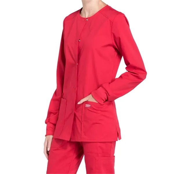 Cherokee - Workwear Professionals - Women's Snap Front Ja... - Cherokee - Workwear Professionals - Women's Snap Front Ja... - Image 35 of 38