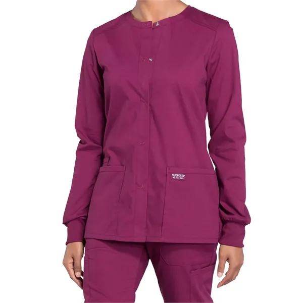 Cherokee - Workwear Professionals - Women's Snap Front Ja... - Cherokee - Workwear Professionals - Women's Snap Front Ja... - Image 38 of 38