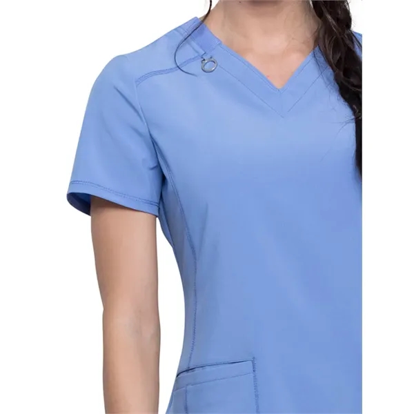 Infinity - Women's 2 Pocket Princess Seams V-Neck Top - Infinity - Women's 2 Pocket Princess Seams V-Neck Top - Image 9 of 26