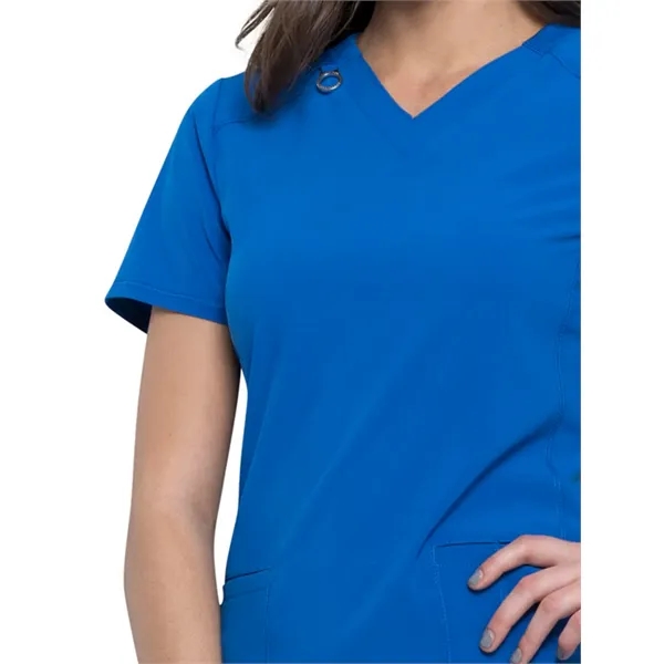 Infinity - Women's 2 Pocket Princess Seams V-Neck Top - Infinity - Women's 2 Pocket Princess Seams V-Neck Top - Image 21 of 26