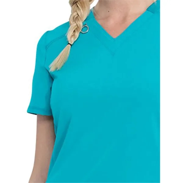 Infinity - Women's 2 Pocket Princess Seams V-Neck Top - Infinity - Women's 2 Pocket Princess Seams V-Neck Top - Image 24 of 26