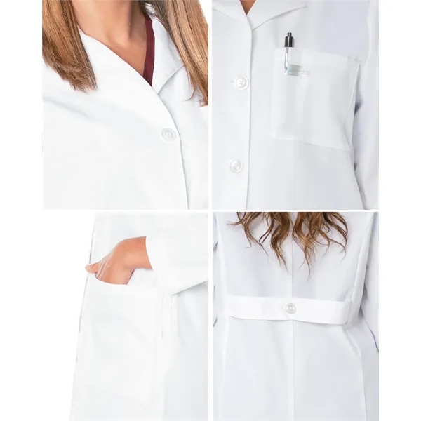Landau - Essential Lab Coats - Women's Three-Pocket 38" F... - Landau - Essential Lab Coats - Women's Three-Pocket 38" F... - Image 2 of 2