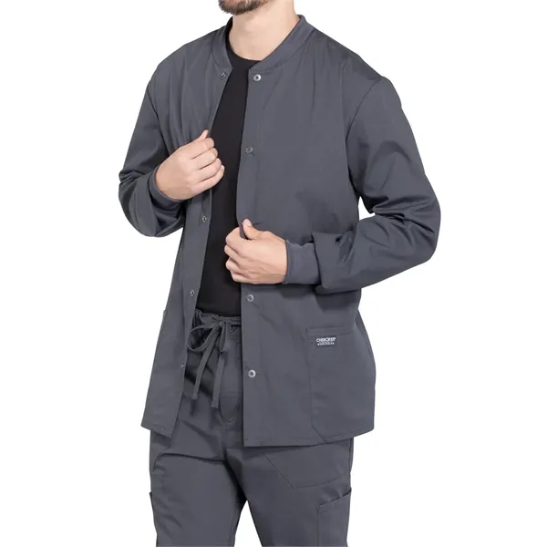 Cherokee - Workwear Professionals - Men's Snap Front Jacket - Cherokee - Workwear Professionals - Men's Snap Front Jacket - Image 33 of 38