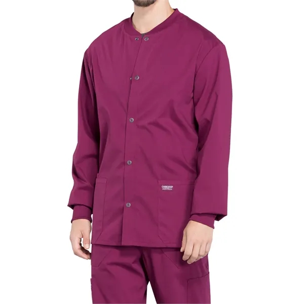Cherokee - Workwear Professionals - Men's Snap Front Jacket - Cherokee - Workwear Professionals - Men's Snap Front Jacket - Image 38 of 38