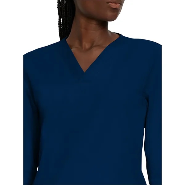 Landau - ScrubZone - Unisex No-Pocket Crossover V-Neck Lo... - Landau - ScrubZone - Unisex No-Pocket Crossover V-Neck Lo... - Image 11 of 11
