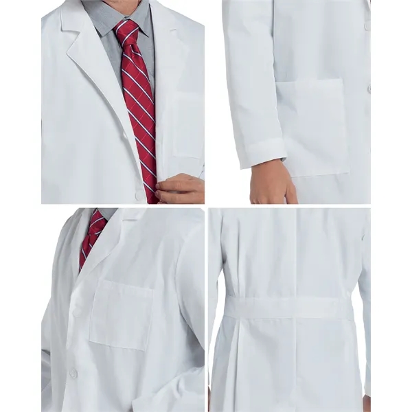 Landau - Essential Lab Coats - Men's Three-Pocket 35.5" M... - Landau - Essential Lab Coats - Men's Three-Pocket 35.5" M... - Image 2 of 2