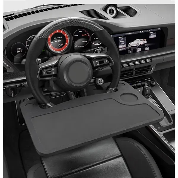 2 in 1 Car Steering Wheel Desk Tray - 2 in 1 Car Steering Wheel Desk Tray - Image 0 of 10