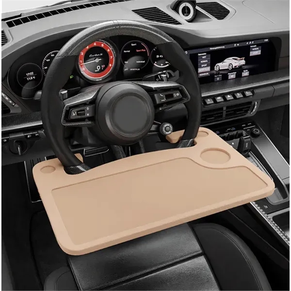 2 in 1 Car Steering Wheel Desk Tray - 2 in 1 Car Steering Wheel Desk Tray - Image 5 of 10