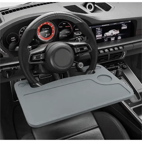 2 in 1 Car Steering Wheel Desk Tray - 2 in 1 Car Steering Wheel Desk Tray - Image 6 of 10