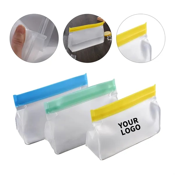 Reusable PEVA Stand-Up Food Storage Bag - Reusable PEVA Stand-Up Food Storage Bag - Image 0 of 2