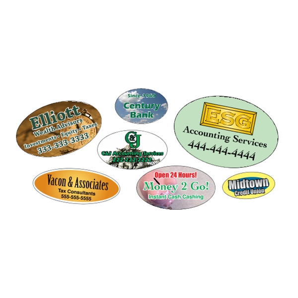 Oval Roll Labels 4-Color Process - Oval Roll Labels 4-Color Process - Image 3 of 16