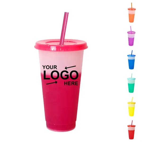 24Oz Color Changing Tumbler - 24Oz Color Changing Tumbler - Image 0 of 7