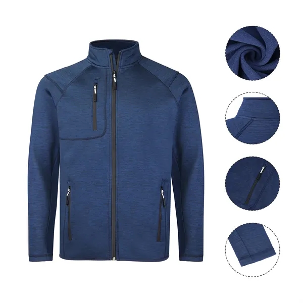 Men's Full-Zip Sweater Fleece Jacket - Men's Full-Zip Sweater Fleece Jacket - Image 1 of 6