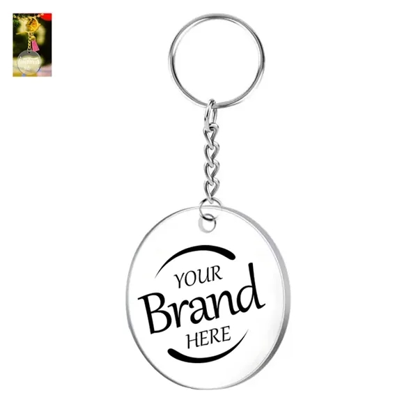 Round Acrylic Keychain - Round Acrylic Keychain - Image 0 of 2