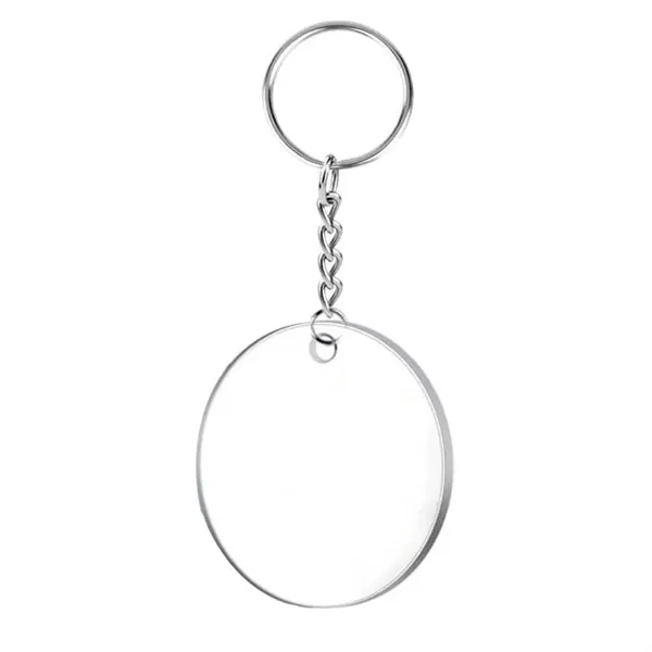 Round Acrylic Keychain - Round Acrylic Keychain - Image 2 of 2