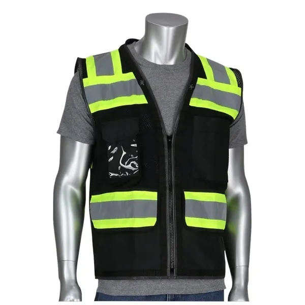 Black TT 11 Pocket Tech-Ready Mesh Surveyors Vest - Black TT 11 Pocket Tech-Ready Mesh Surveyors Vest - Image 3 of 4