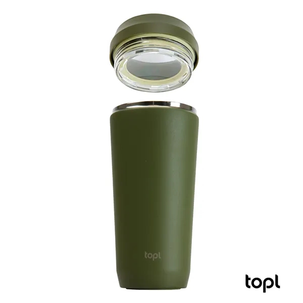TOPL® 16 oz. Double Wall, Recycled Stainless Steel 360deg... - TOPL® 16 oz. Double Wall, Recycled Stainless Steel 360deg... - Image 59 of 136