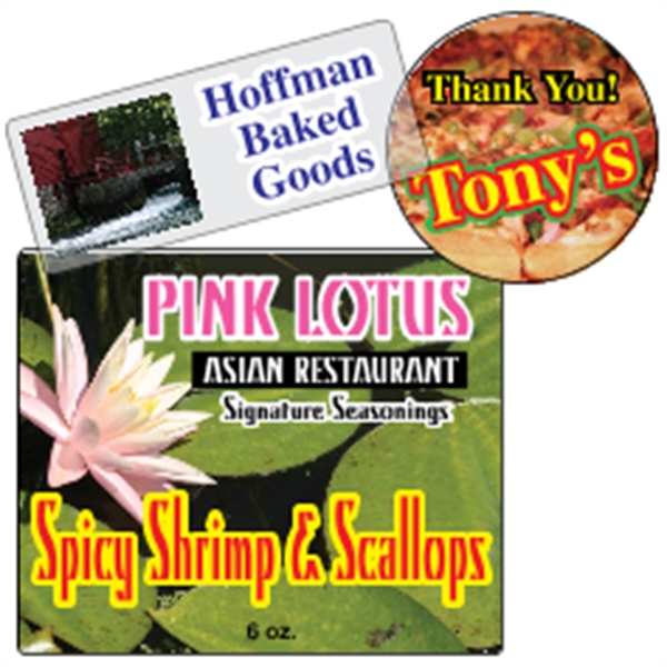 4-Color Process Clear and White BOPP Roll Labels - 4-Color Process Clear and White BOPP Roll Labels - Image 3 of 3