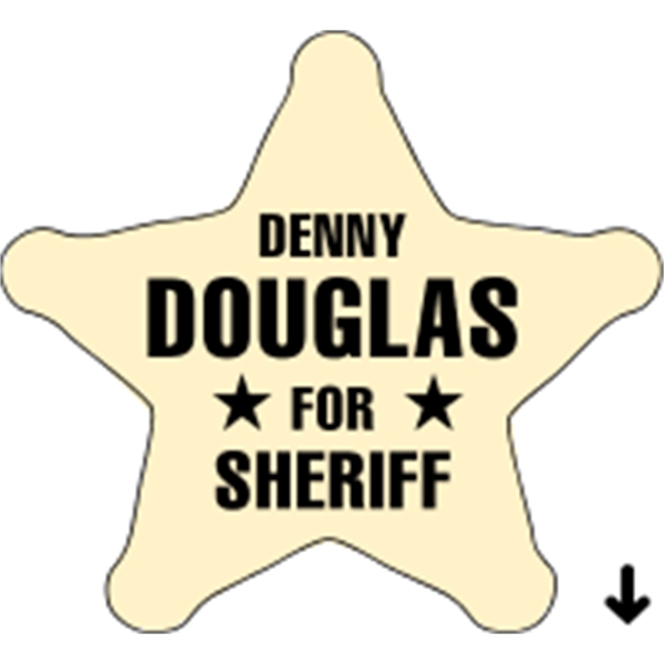 Sheriff Star Recognition Label - Sheriff Star Recognition Label - Image 0 of 3
