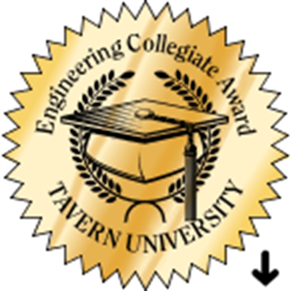 2" dia. Starburst Recognition Label - 2" dia. Starburst Recognition Label - Image 0 of 2