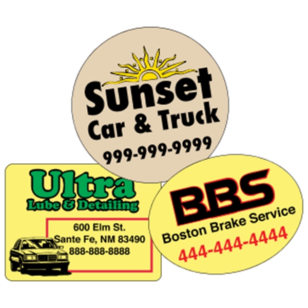 Outdoor Durable Roll Label (Back Adhesive)