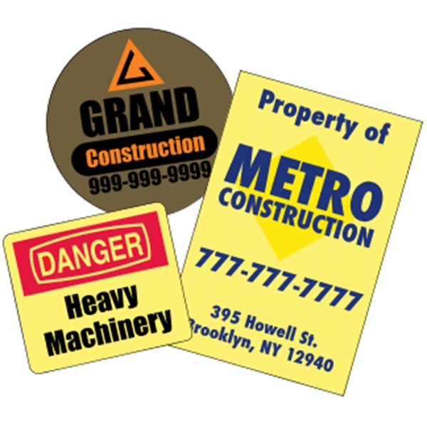 Outdoor Durable Roll Label (Back Adhesive)