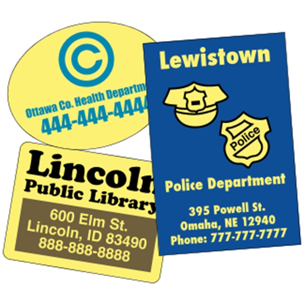 Outdoor Durable Roll Label (Back Adhesive)