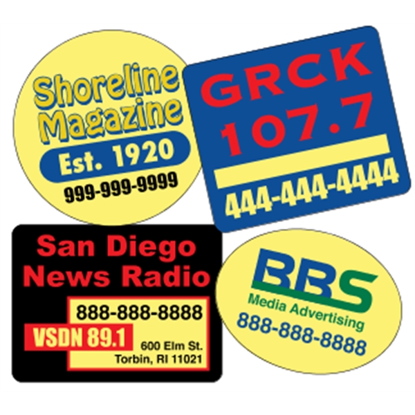 Outdoor Durable Roll Label (Back Adhesive)