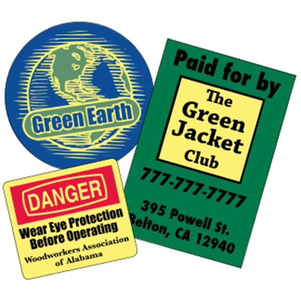Outdoor Durable Roll Label (Back Adhesive)