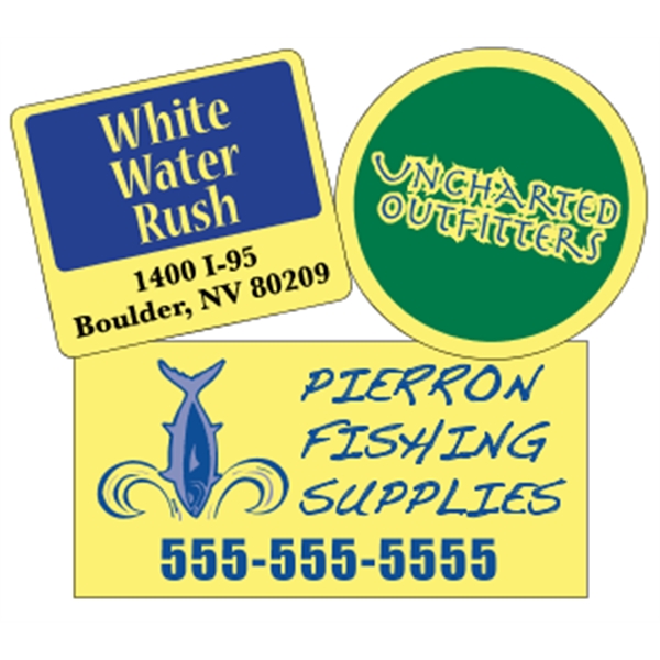 Outdoor Durable Roll Label (Back Adhesive)