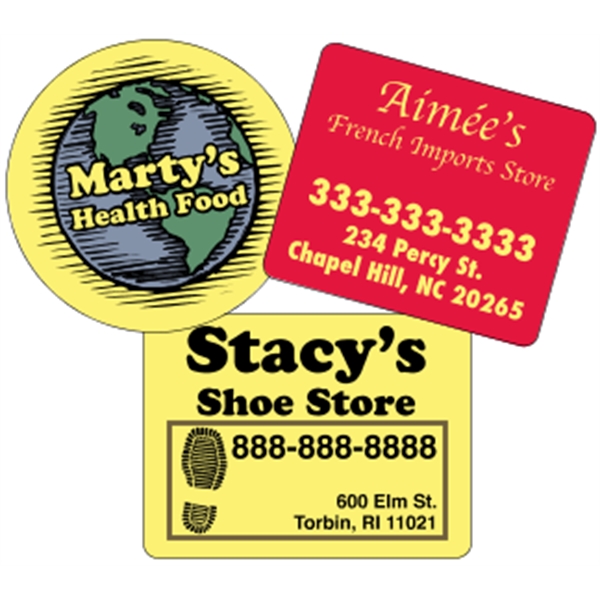 Outdoor Durable Roll Label (Back Adhesive)