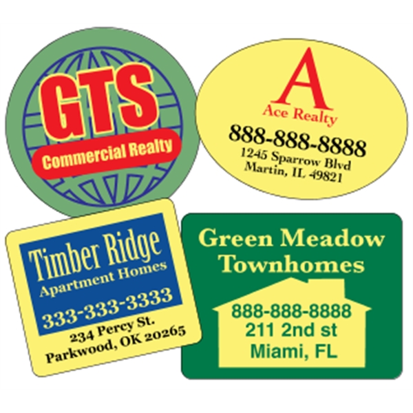 Outdoor Durable Roll Label (Back Adhesive)